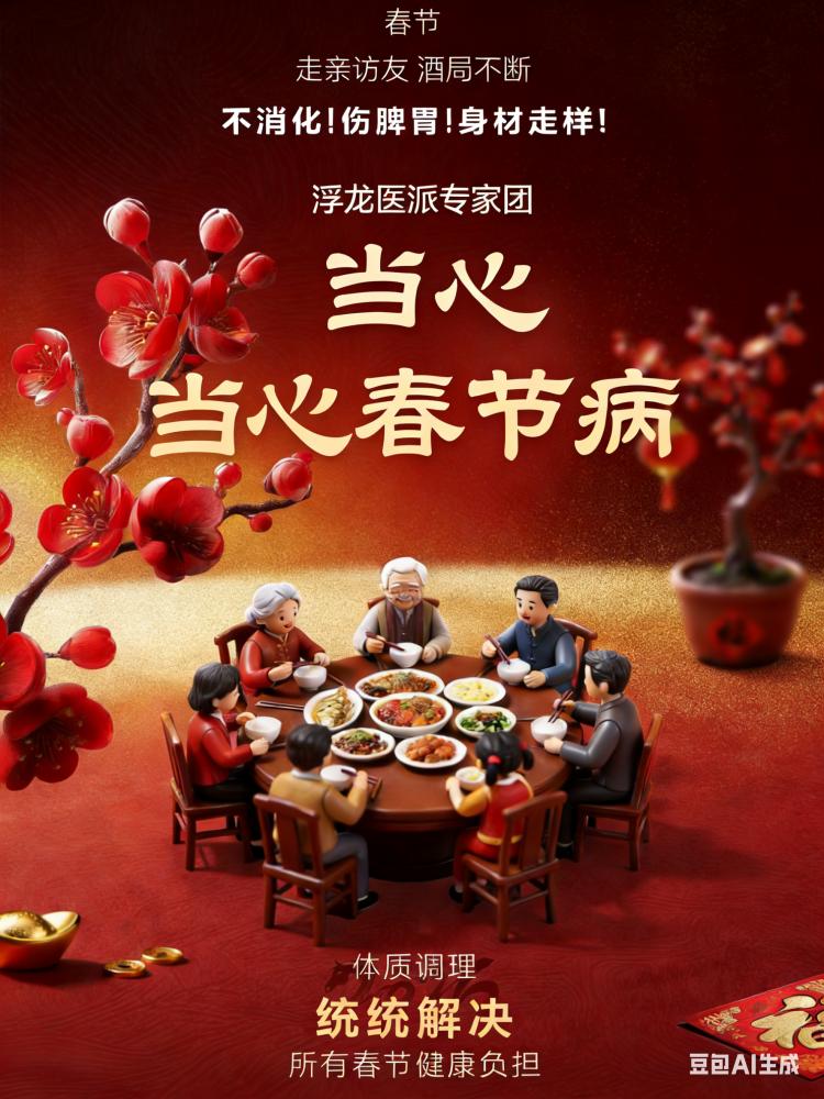 浮龙医派专家团新春提醒：守护健康，共品团圆醇厚真味